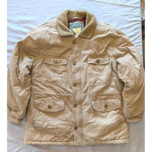 Canyon Guide Outfitters XL Jacket‎ Barn Coat Plaid Lined Canvas